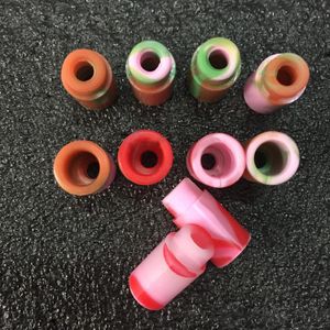 Ecig Enail 510 Drip Tip Silicone Mouthpiece Cover Keep Clean Disposable Testing Caps Rubber Short Test Tips