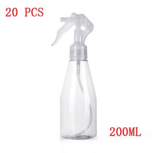 20pcs/lot 200ml Clear Empty Cosmetic Spray Bottle Makeup Face Lotion Atomizer Sample Bottles Perfume Cosmetic Refillable Sprayer