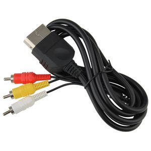 6ft/1.8m AV Audio Video Composite Cable Cord Adapter Converter Connector Component Lead RCA For XBOX CLASSIC