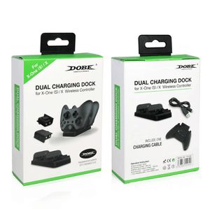 Hot Selling Dual Charging Dock Controller Charger 2pcs Rechargeable Batteries for XBOX ONE X Rechargeable Battery Best Dual Charging Station