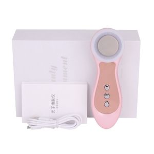 EMS Micro-Corrente Facial Beauty Massager LED Photon Skin Rejuvenescimento Face Apertando a máquina de levantamento de peeling USB recarregável