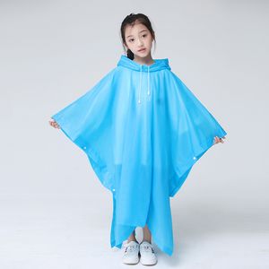  Yeniden kullanılabilir Çocuklar Kapüşonlular Panço Rainwear Temizle Tek Plastik One Piece Trençkotlar Camp Zorunlu Yağmurluk In Stock 4 2cj E19