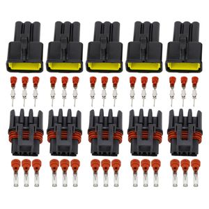 5 Sets 3 Pin automotive wiring harness waterproof connector with terminal 12040977, DJ7039A-2.8-11/21