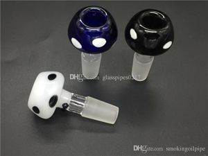 Bongs Bull Cam Heady Bowl için Erkek Mantar Cam Kase petrol kuyuları Ücretsiz Kargo 30pcs 14mm 18mm