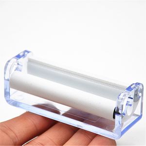 Hornet 70mm plast Transparent rökning cigaretter Rolling Machine Roller för pappershandrulle Roll Tools Cigarettstillverkare Partihandel