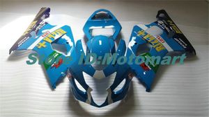 SUZUKI GSXR600 750 K4 04 05 GSXR 600 GSXR 750 2004 2005 mavi Kalafatlama seti SF85 için Motosiklet Fairing kiti