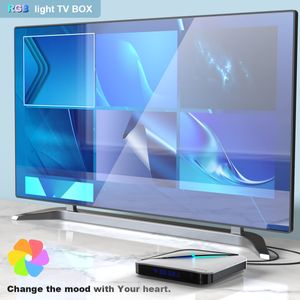 A95X F3 Air RGB Light TV Box Amlogic S905X3 Android 9.0 4GB 64GB Dual Wifi 4K 60fps A95XF3 X3 Smart TV Box on Sale