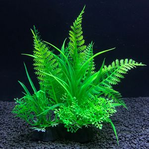 Simulazione Piante artificiali Decorazioni per acquari Acqua Ornamento Pianta Acquario Acquario Erba 14 Cm Decorazione