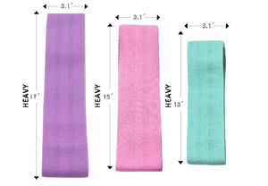 Fitness träningsbälten Kroppsskulption Ben Shaper Squat Resistance Bands Exercise Loops Non Slip Fabric Elastic Band Stretching Yoga Training