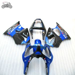 Gratis Anpassade Fairings för Kawasaki ZZR600 2005 2006 2008 ZZR 600 05 06 07 08 Blå svart motorcykelinsprutning Fairing Bodywork