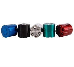 Direct Spot Supply of 30MM Small Bullet Clamp Grinder Color-mixing Zinc Alloy Creative New Tobacco Fittings