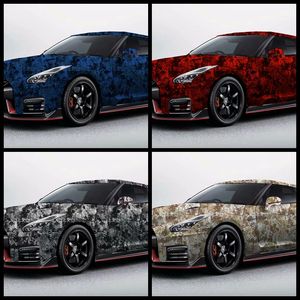Impressive union Camo Vinyl Car Wrap foil With air bubble Printed PAINTED Camouflage graphics sticker 1 52x30m Roll2886