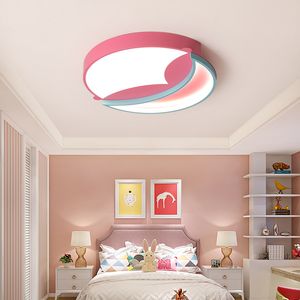 거실 침실을위한 현대 샹들리에 핑크색 블루 어린이 아기 소년 여자 공주 천장 조명 램프 샹들리에 홈