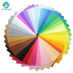Mensugen 40 colors lot 20X30cm Felt Fabric,Polyester,Non-woven Felt,1 MM Thick,Handmade fabric DIY Not woven Cloth