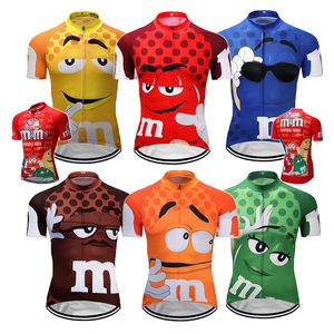 2024 Herr Cartoon Cycling Jersey Pro Team Maillot Ciclismo Ropa Yellow Red Blue Mtb Bike Jersey Cycling Clothing Cartoon Funny Jersey