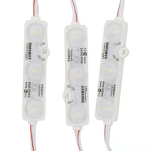 IP68 Samsung SMD 5630 LED Modülü Işık Reklam Lambası 1.5 W 3leds Işareti Arka Işıklar Su Geçirmez 12 V Beyaz Samsung Chip