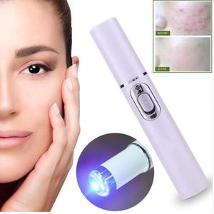 Acne Caneta Laser Portátil Máquina de Remoção de Rugas Removedor de Cicatriz Suave Durável Azul Luz Terapia Pen Massagem veia Eraser KD-7910