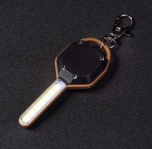 Tragbare Mini-Outdoor-Camping-LED-Taschenlampe einzigartige wasserdichte Schlüsselring Nachtfischen Fackel keychain Lampe kreative Unlock-Lichter blinken
