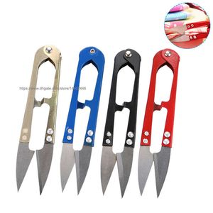 500 pcs 4 cores bordado metal costura snips cortador tesoura afiada tesoura scissor nipper thrum fio vestido fazendo tricô