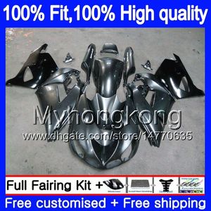 KAWASAKI ZX 14R ZZR1400 년 2006 년 2007 년 2008 년 2009 년 2010 2011 223MY.147 ZZR1400 ZX14R ZX14R 06 07 08 09 10 11 은빛 회색 바람막이를 들어 사출