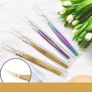 Vetus Brand Premium Beauty Makeup pincettezers Mink Eyelashs Extension Tweezer Top Quality Ultra Fine Tip Anti-Static Scissor