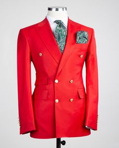 Suits Abotoamento Man Work Negócios Noivo Smoking Prom Blazer Men partido Calças Brasão conjuntos (jaqueta + calça + gravata) K 290