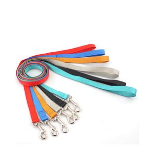 120 cm Hundeleine Nylon Brandneue Nylon-Hundeleine Haustiertrainingsleine Bleigurthalsband für das tägliche Gehen 6 Farben Heiße Verkäufe