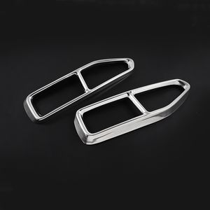 Stainless Steel Automobiles Tail Throat Frame Decoration Stickers Trim For BMW 7 Series G11 G12 2020 Exhaust Pipe Accessories196Z