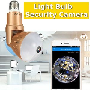 Wholesale monitor security cameras resale online - 360 Degree P Wireless Wifi IP Light Bulb Security Camera Home Monitor