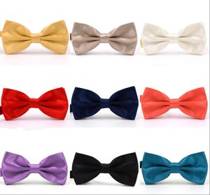 Trumpet Solid Colors Bow Ties For Weddings Fashion Man And Women Neckties Mens Leisure Neckwear Bowties Adult Wedding Bow Tie