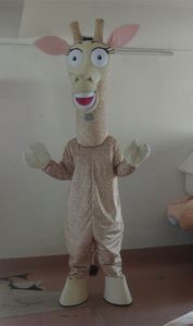 Halloween giraff maskot kostym tecknad djur anime tema karaktär jul karneval party fancy kostymer vuxen outfit