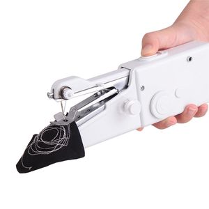 Portable Mini Hand Sewing Machine Household Cordless Electric Stitch Needlework Set for Quick Repairs DIY Clothes Stitchin
