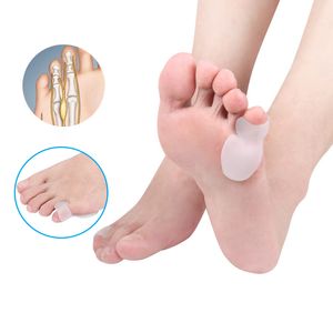 Küçük Ayak Parmağı Varus Hammertoes Toe Ayırıcı Sedye Cihazı Pembemy Toe Düzeltici Üst üste binen çarpık ayak parmaklarını koruyun