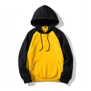 Mens Hoodies Fashion Style Hip Hop Oversize Loose Hooded Sweater Coat with 7 Colors EUR Size S-2XL