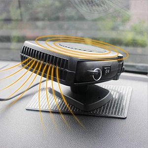 Portable Car Heater Fan Defroster Demister 12V 150W Efficient heat dissipation design.