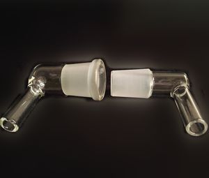 10 mm, 14 mm, 18 mm Glas-Vaporpeitschen-Adapterrohre, weiblich oder männlich, 90-Grad-großer Schlauch-Winkeladapter für Wasserpfeifen-Bong