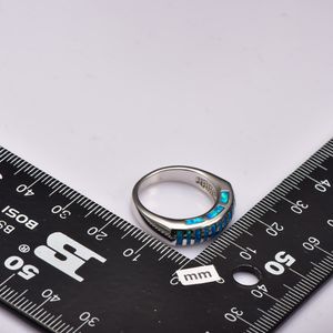 Moda-jóias anéis azul fogo opala 925 prata esterlina de boa qualidade anel lindo tamanho de jóias 6 7 8 9 F1557
