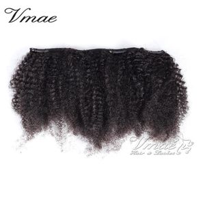 البرازيلي الأفرو Kinky Curly Natural أسود 3A 3B 3C 4A 4B 4C الشعر البكر