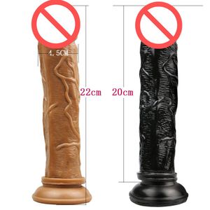 20 cm realistischer Dildo, flexibler Penis mit strukturiertem Schaft und starkem Saugnapf, Sexspielzeug für weibliche Masturbation, Schwanz J1730