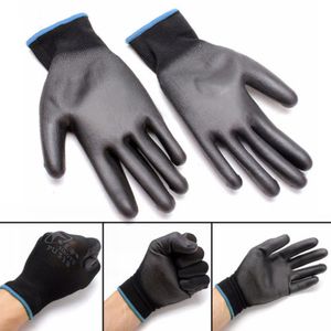 Fashion- Wholesale 12 Pair Nitrile Coated Working Gloves Nylon Safety Labour Factory Garden Repair Protectore Gloves Fashion Hot