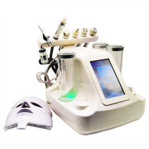 Tragbare 7-in-1-Ultraschall-Diamant-Dermabrasion, Sauerstoff-Wasserstrahl-Peeling-Tiefenreinigungs-Gesichtsmaschine mit HF