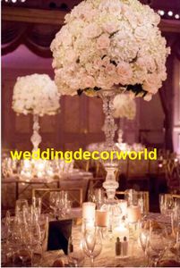 Wholesale Candelabras CentrepiecesクリアキャンドルスティックBest0575