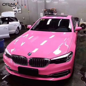 Wholesale size for car decals for sale - Group buy Crystal Super Gloss Pink Vinyl Film Glossy Car Wrap Sticker With Air Release Car Foil Wrapping Decal Size x20 meters