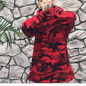 Moda-Mavi Kamuflaj Hoodie Erkekler Moda Hip Hop Tişörtü Marka Orignal Tasarım Casual Turn-down Yaka Kazak Benim için Sonbahar