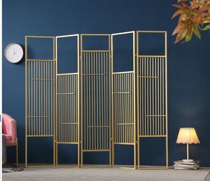 Screen folding mobile partition Room Dividers decoration European Nordic Light luxury modern simple small family beauty salon Screens