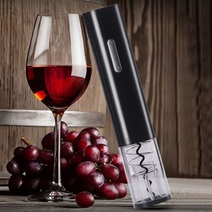 Automatisk vinflaskaöppnare Multi Color Electric Alkohol Öppningsverktyg CorksCrew Openers med Folie Cutter Köksredskap BH3596 TQQ