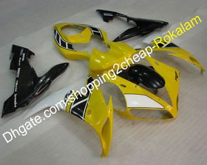 YZF 1000 Gelb Schwarz Karosserieverkleidung Für Yamaha YZFR1 2004 2005 2006 YZF1000 R1 04 05 06 YZF-R1 Verkleidungsset (Spritzguss)