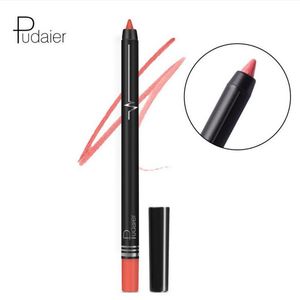 Pudaier 26 colori matita per labbra opaca monocolore rosso marrone viola penna rossetto nero impermeabile matita rossetto liscia a lunga durata DHL GRATIS