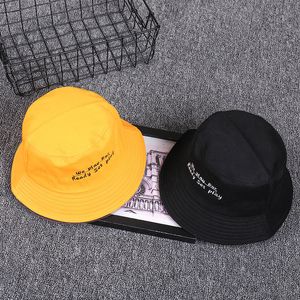 Nowy płaska czapka rybacka vintage czarny biały wiadra litera mężczyzn mężczyzn Kobiety Hip Hop Fishing Cap Sprots Chapeau Panama Suncreeen Hat