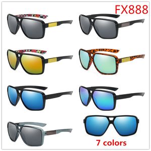 Alta Qualidade FX888 Marca Designer Sunglasses Moda Homens Sunglasses Proteção UV Desporto Ao Ar Livre Mulheres Vintage Sun Óculos